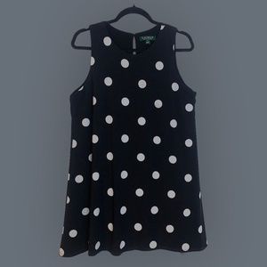 Polka-Dot, Mod, A-Line Dress